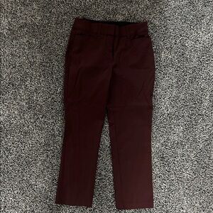 Maurices Deep Burgundy Work Pants